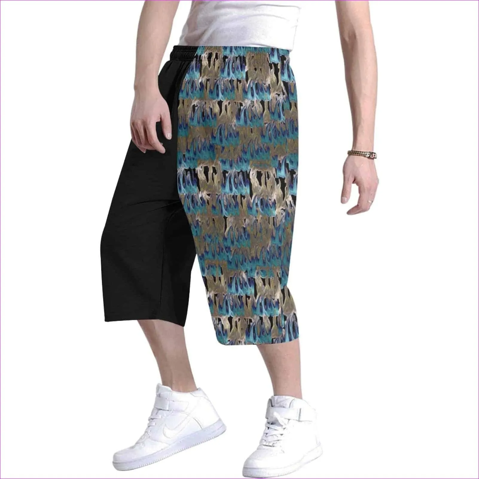 TSWG Flame Baggy Shorts for Men - 2 Styles