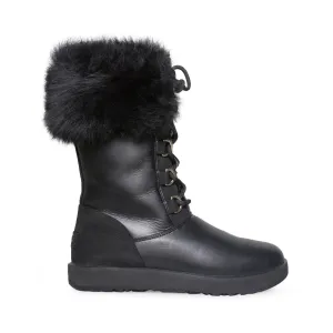 UGG Aya Waterproof Black Boots