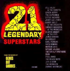 Various - 21 Legendary Superstars (CD, Comp) (NM or M-)