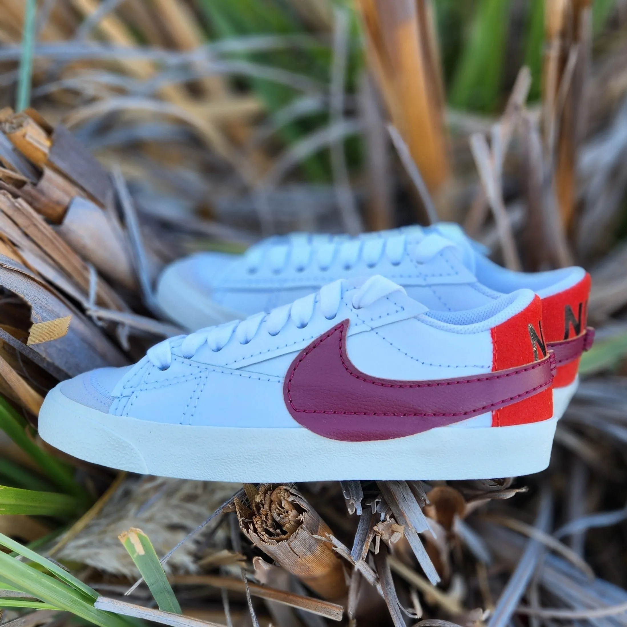 W Nike Blazer Low '77 Jumbo Burgundy