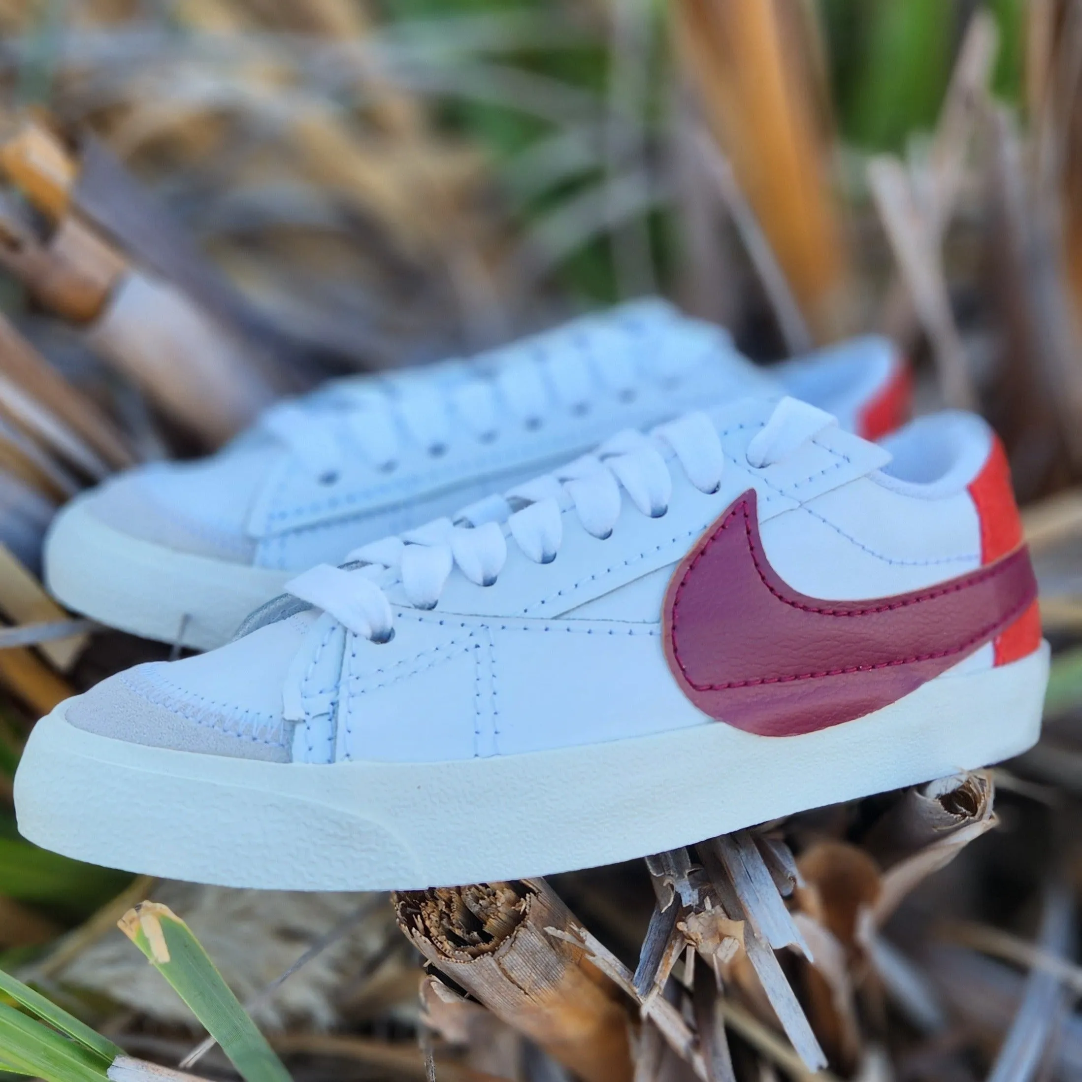 W Nike Blazer Low '77 Jumbo Burgundy