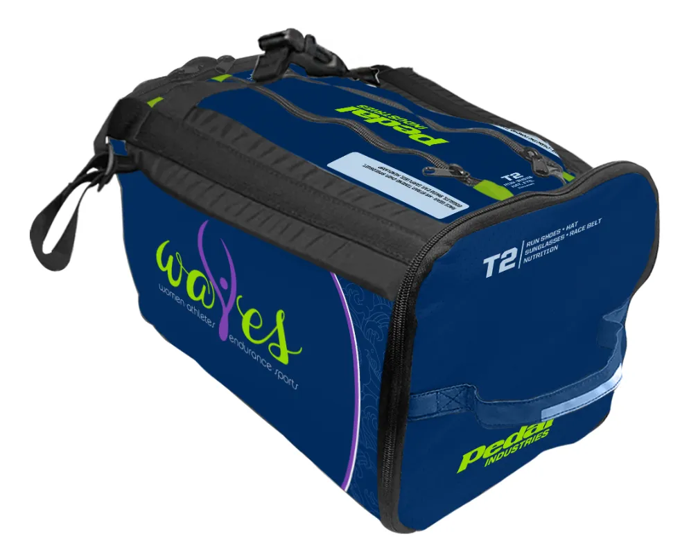 WAVES Triathlon 2023 TRIATHLON SPECIFIC RaceDay Bag NAVY BLUE