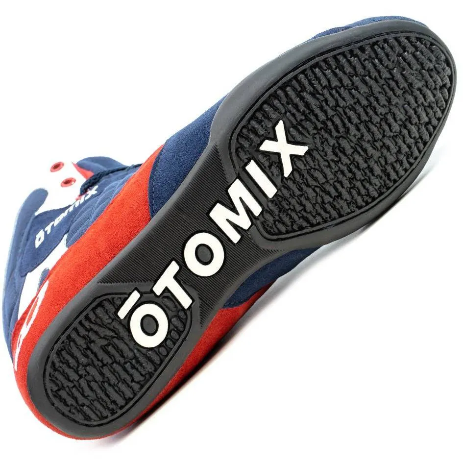 Weightlifting Gym Shoe Red White Blue Stingray