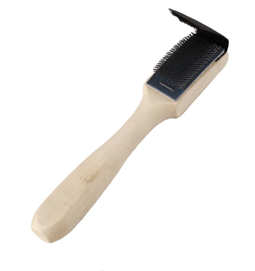 Wire Brush With Handle Wood Handle Ballroom Suede Soles