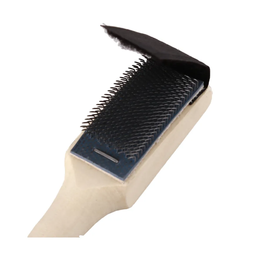 Wire Brush With Handle Wood Handle Ballroom Suede Soles