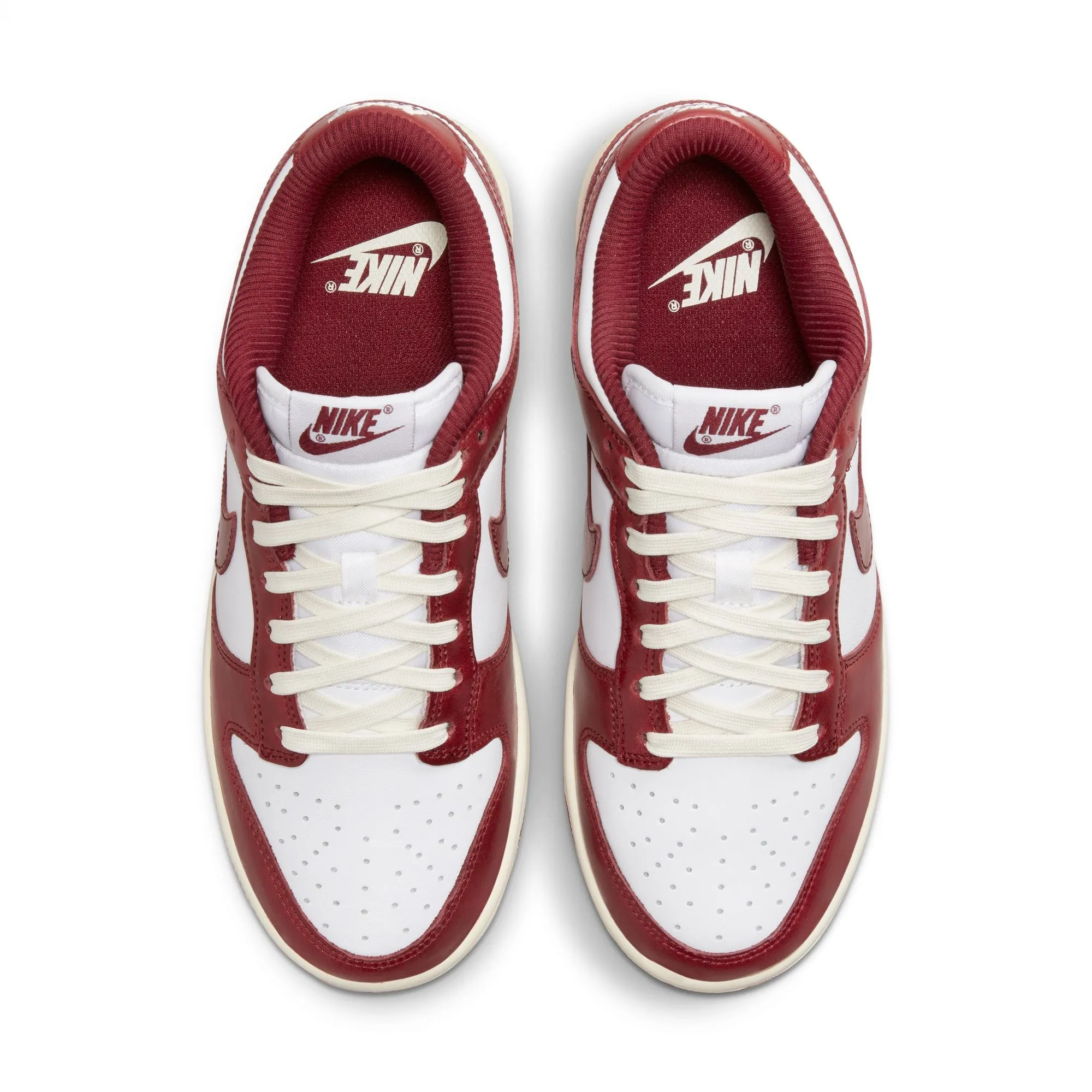 WMNS Nike Dunk Low PRM (White/Team Red/Coconut Milk)