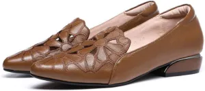 Womens Oxford Shoes Mid Heel Shoes 001183021