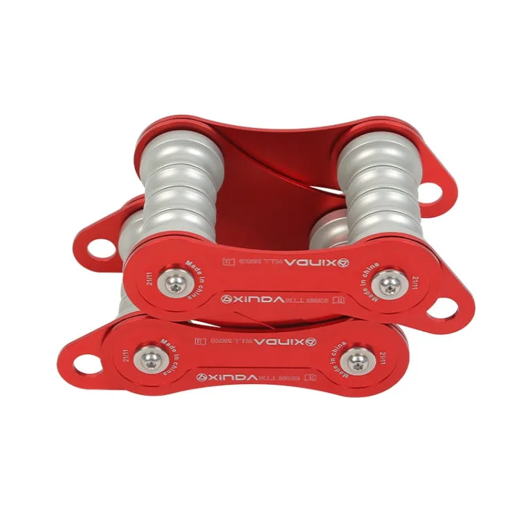 XINDA  Rope Protector Rope Corner Cover Rock Climbing Protect Equipment,Spec: Single Wheel Ropeway