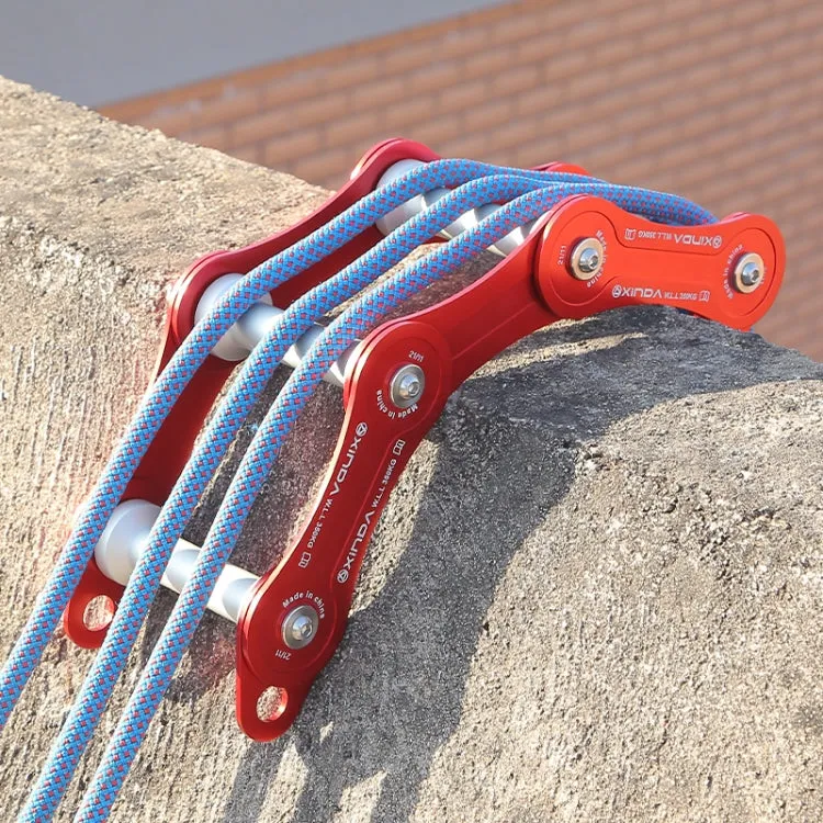 XINDA  Rope Protector Rope Corner Cover Rock Climbing Protect Equipment,Spec: Single Wheel Ropeway