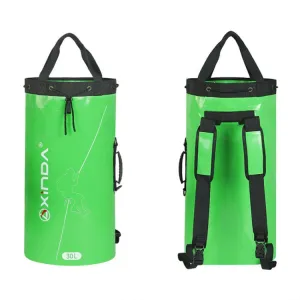 XINDA XD-BAG21 Outdoor Rock Climbing Waterproof Wear-Resistant Rope Storage Bag, Color: Green-30L