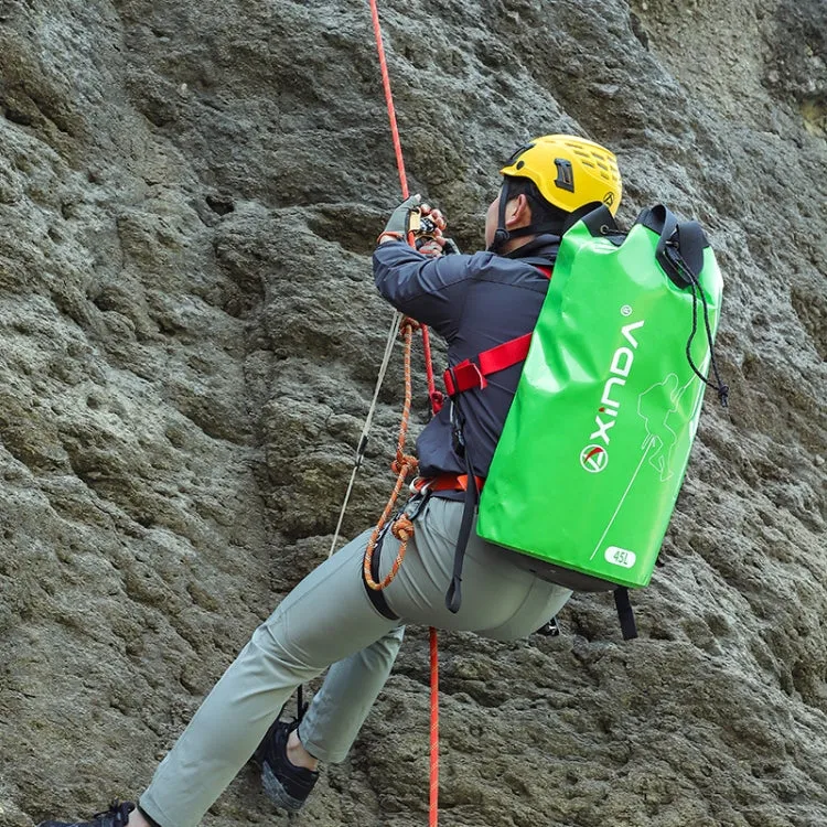 XINDA XD-BAG21 Outdoor Rock Climbing Waterproof Wear-Resistant Rope Storage Bag, Color: Green-30L