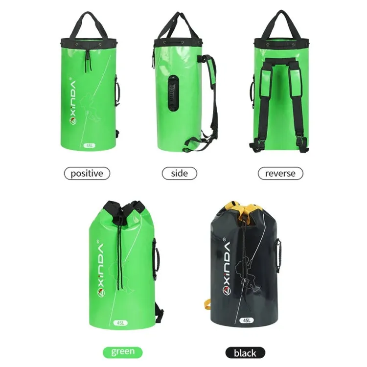 XINDA XD-BAG21 Outdoor Rock Climbing Waterproof Wear-Resistant Rope Storage Bag, Color: Green-30L