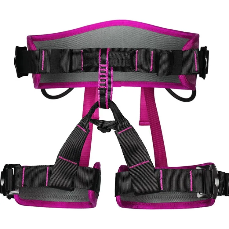 XINDA XDA9516 Outdoor Rock Climbing Polyester High-strength Wire Adjustable Downhill Whole Body Safety Belt(Red)